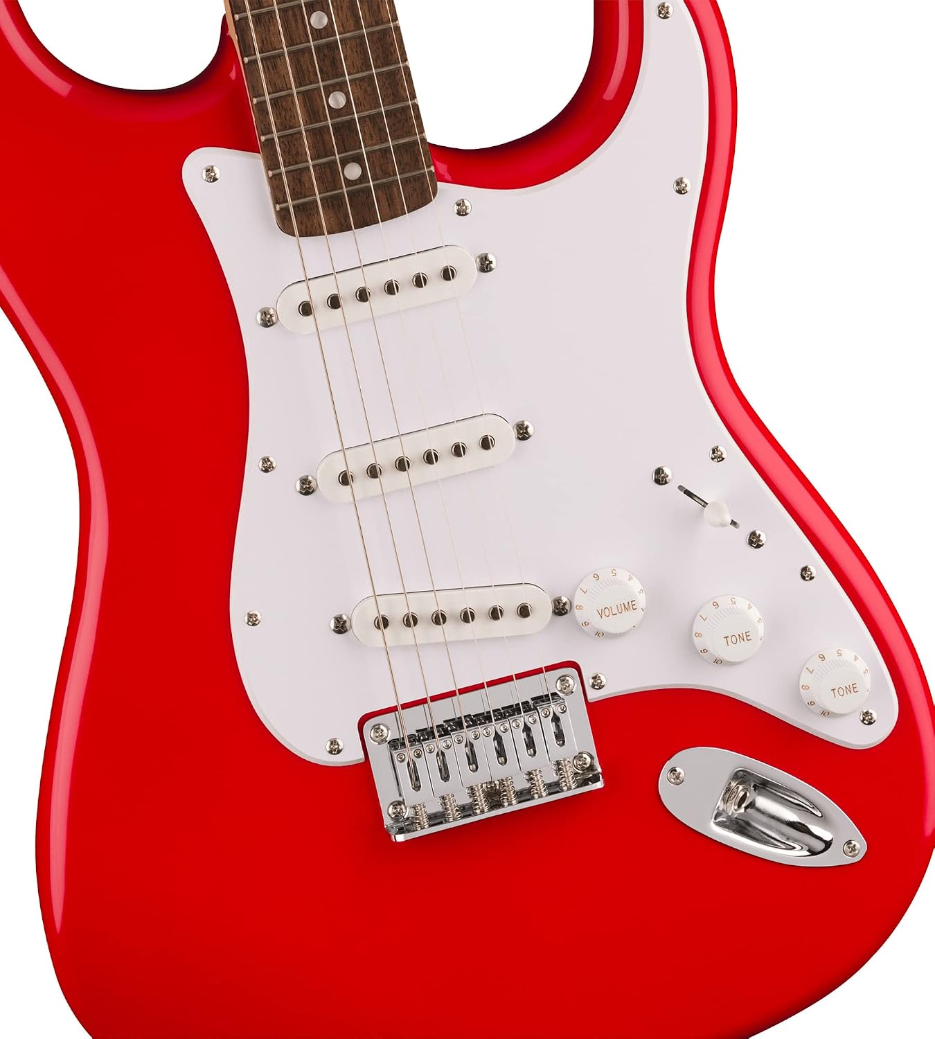 Fender Squier Sonic Stratocaster HT - Torino Red Bundle with Frontman 10G Amp, Tuner, Strap, Cable, Picks, and Austin Bazaar Guitar DVD