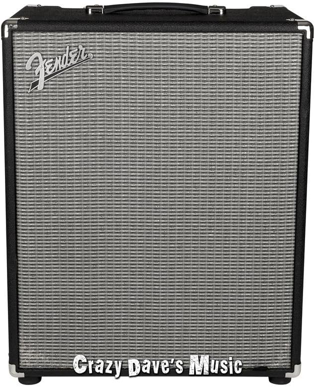 Fender Rumble 500 V3 Bass Amp for Bass Guitar, 500 Watts, with 2-Year Warranty 2x10 Inch Eminence Speakers with Compression Horn, Overdrive Circuit, Tone Voicing, Effects Loop and Direct XLR Output