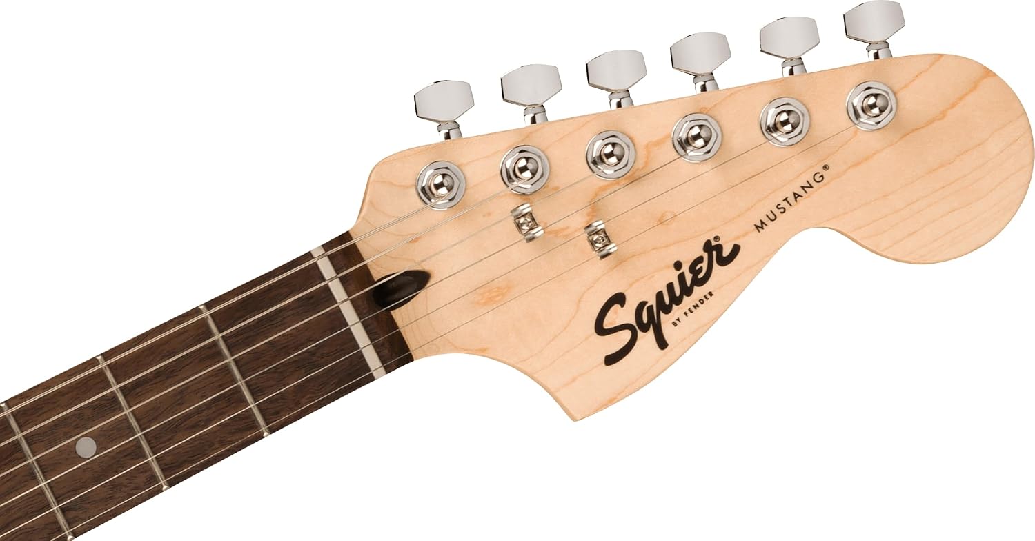 Squire Sonic Mustang Electric Guitar, California Blue, Laurel Fingerboard
