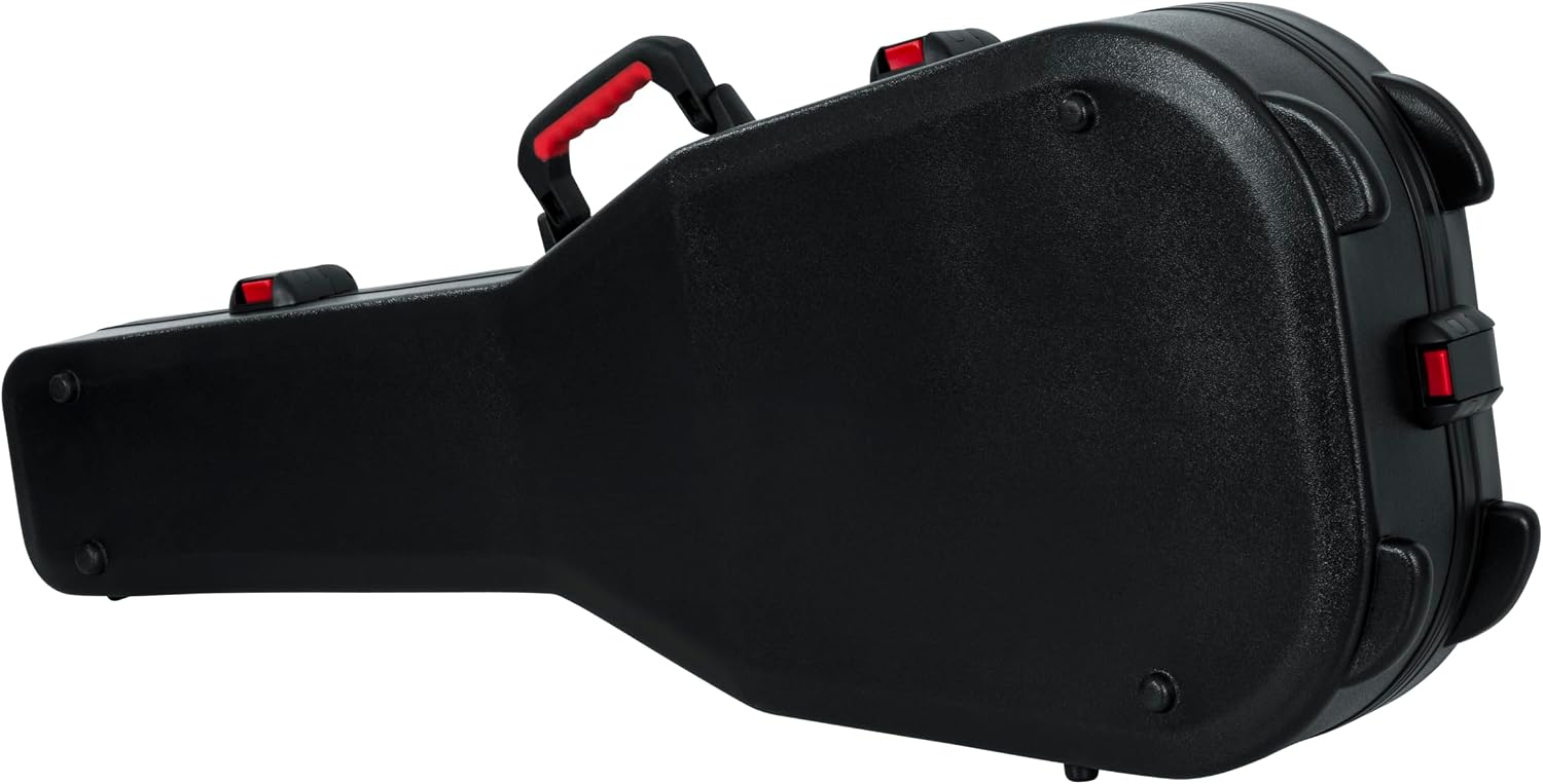 Gator Cases Molded Flight Case for Classical Style Acoustic Guitars with TSA Approved Locking Latch, (GTSA-GTRCLASS)