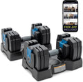 Teeter ProFlex 432 Adjustable Dumbbell Weight Set, 8 in 1 Free Weights 4 to 32lb, Quick-Set Grip Handles, Home Gym Space Saver (New in 2024)