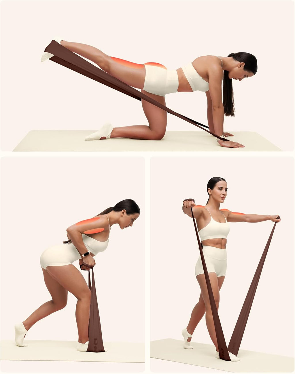BetterMe Pilates Travel Kit – Pilates Loop Bands, Weight & Resistance Bands – Portable Pilates Kit for Women – Compact Home & Travel Workout Equipment Set