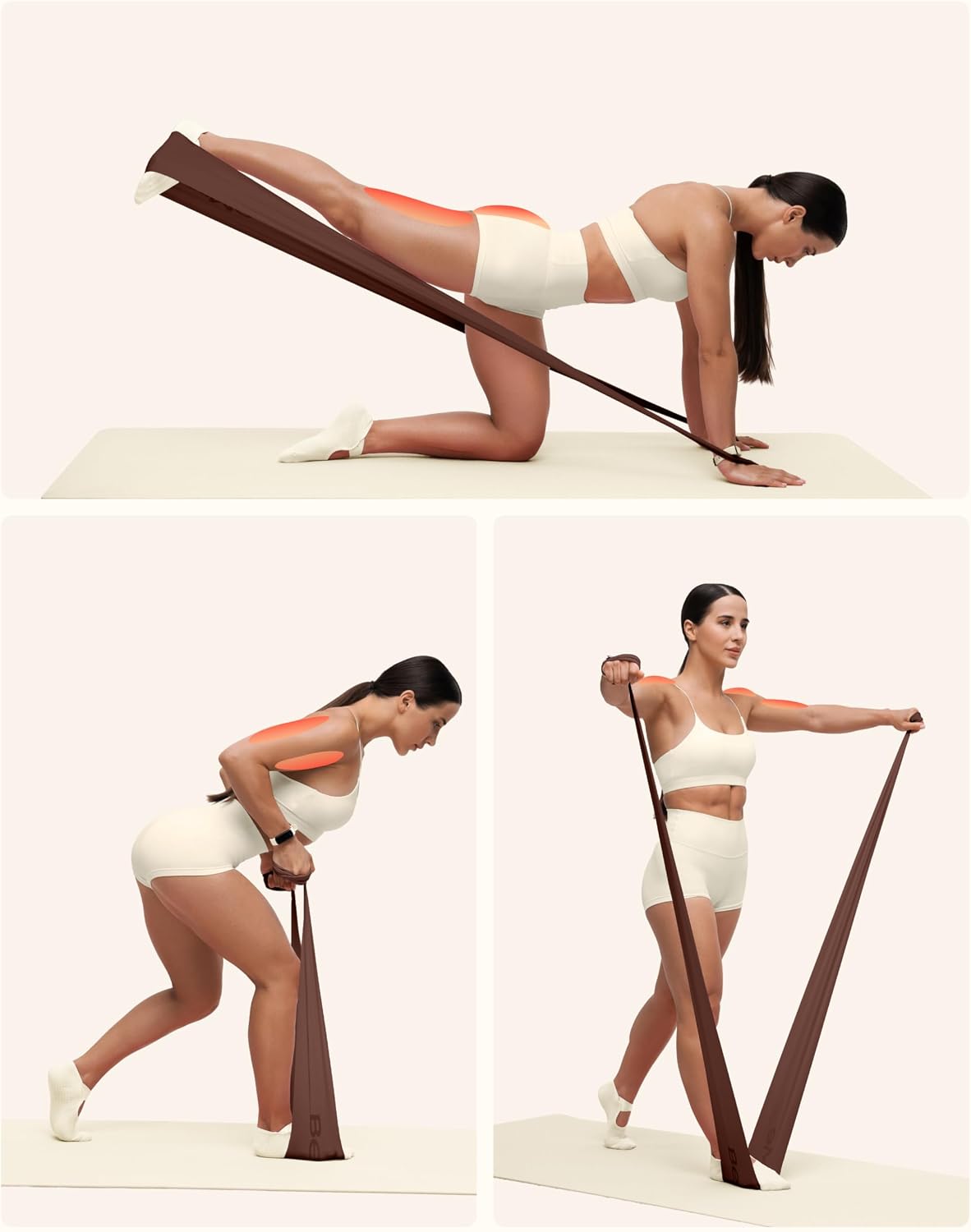 BetterMe Pilates Travel Kit – Pilates Loop Bands, Weight & Resistance Bands – Portable Pilates Kit for Women – Compact Home & Travel Workout Equipment Set