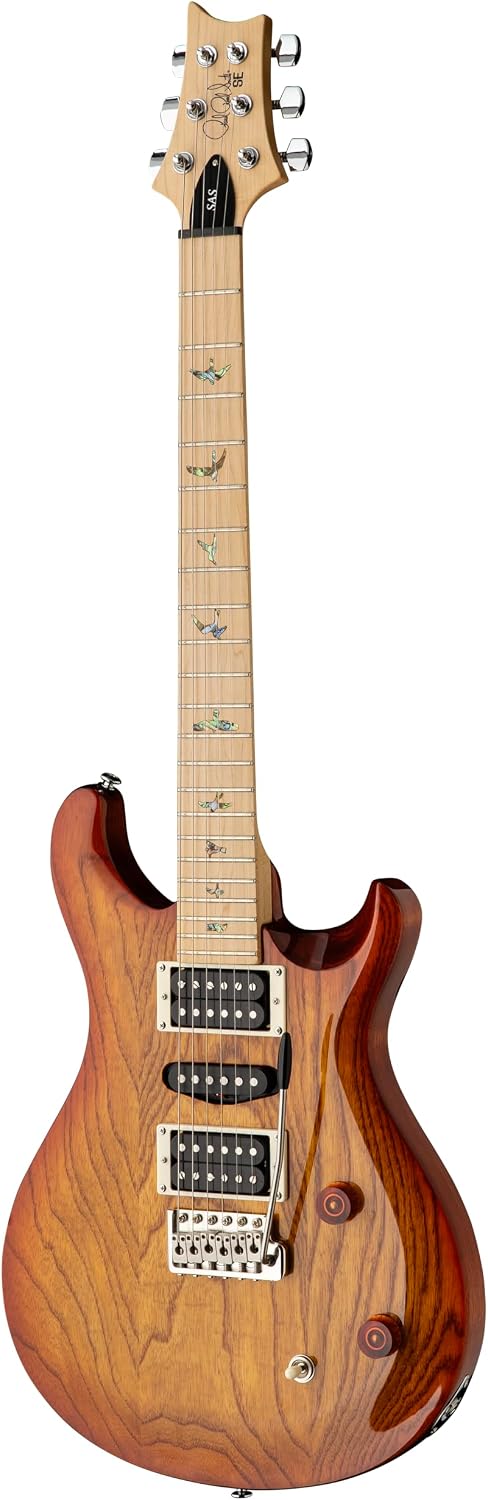 PRS SE Swamp Ash Special Electric Guitar, Vintage Sunburst with Gigbag