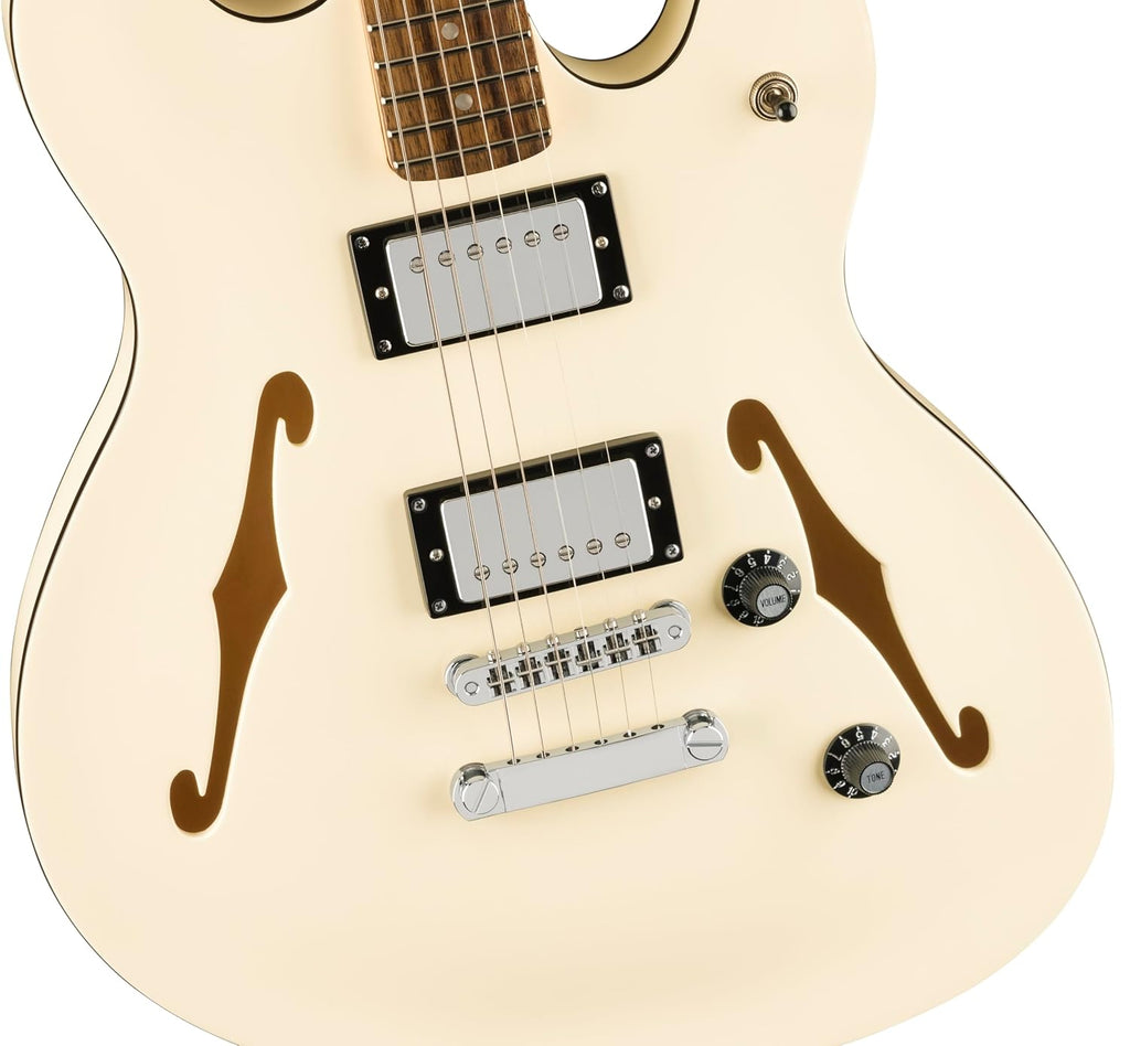Fender Affinity Series Starcaster Deluxe, Laurel Fingerboard, Olympic White