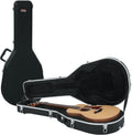 Gator Cases Deluxe Molded Case for Taylor GS Mini Acoustic Guitar, (GC-GSMINI)