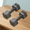 ZJchao Fitness Hex Dumbbell Set Strong Stability for Strength Training Home Use 22lb Dumbbells 2 X Dumbbell for Men & Women Cast Iron PVC