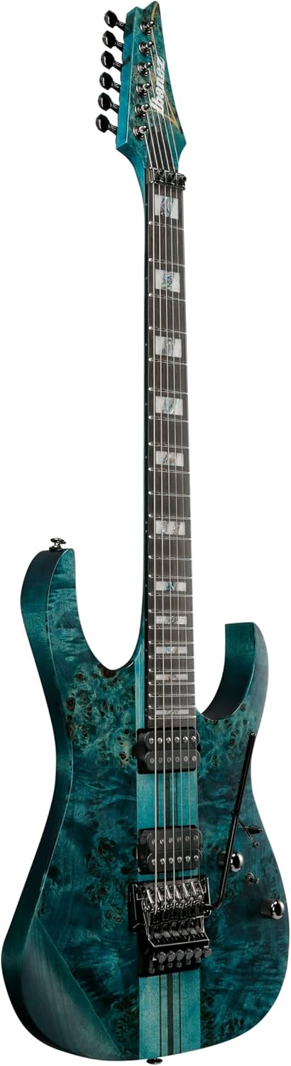 Ibanez Premium RGT1220PB Electric Guitar - Cosmic Blue Low Gloss