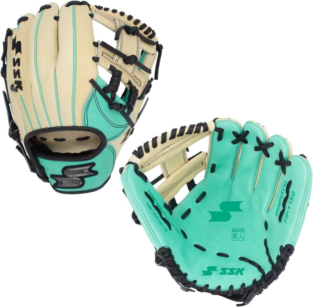 SSK Z9 Maestro Infield Baseball Glove – 11.25' - 11.5' - 11.75' - 12' – Right & Left Hand Throw