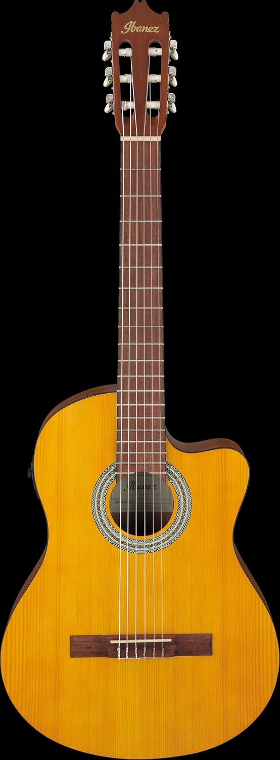 Ibanez GA3ECE Nylon-string Acoustic-electric Guitar - Open Pore Amber