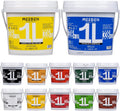 MEEDEN Acrylic Paint Set: 1L/33.8oz x 12 Colors Large Bulk Acrylic Paints - Heavy Body Gloss Art Paints for Canvas Crafts Pumpkins Painting