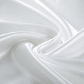 100% Mulberry Silk Sheet Set - 19 Momme Grade 6A, 21 Inch Deep Pocket, Luxurious Bed Sheets for Ultimate Comfort,Queen-Off White