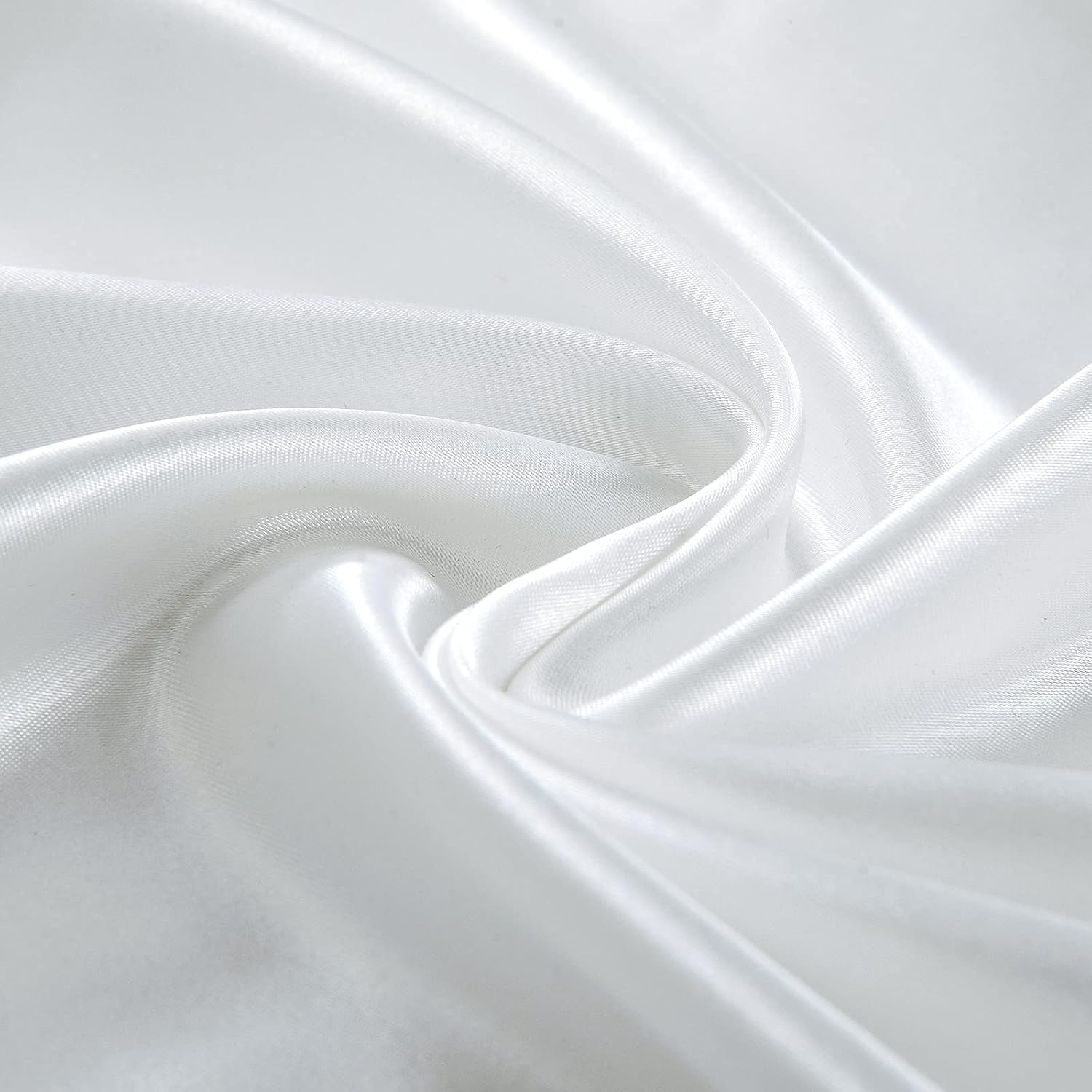 100% Mulberry Silk Sheet Set - 19 Momme Grade 6A, 21 Inch Deep Pocket, Luxurious Bed Sheets for Ultimate Comfort,Queen-Off White
