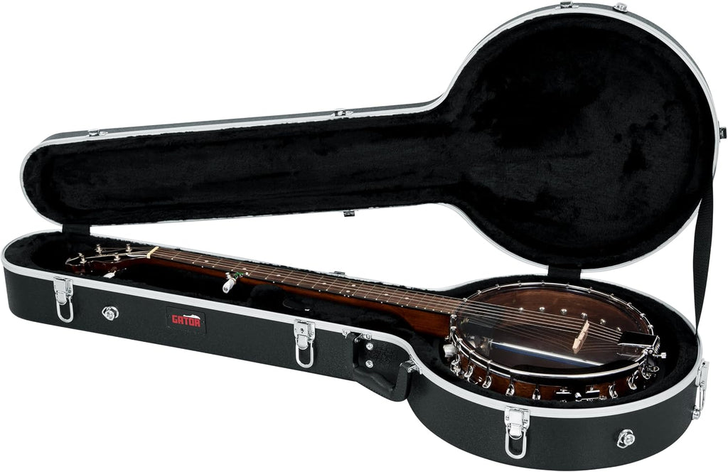 Gator Cases Deluxe ABS Molded Case for Full Size Banjos (GC-BANJO-XL)