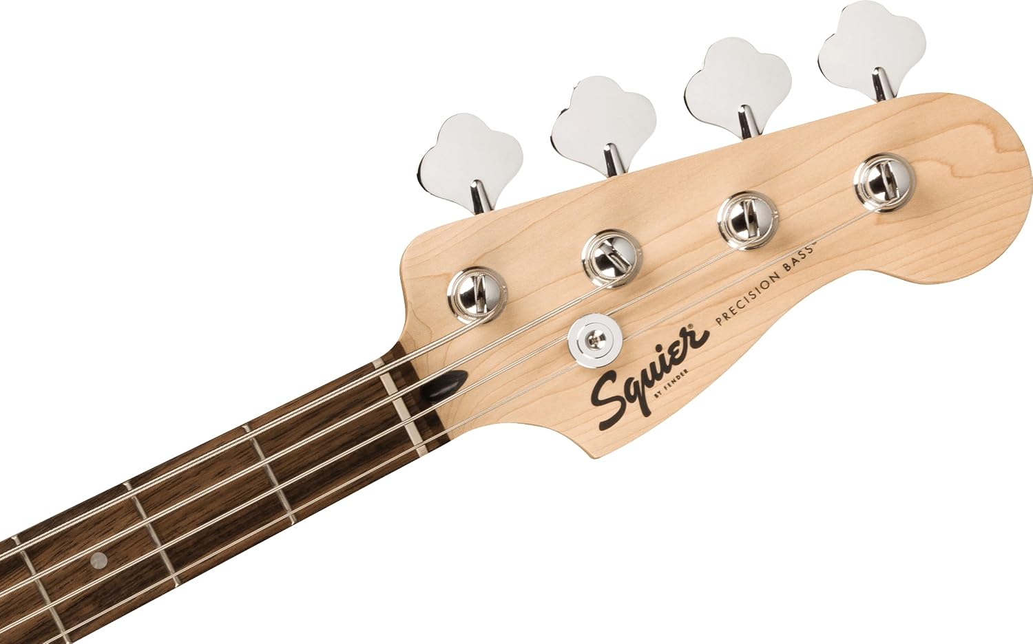 Fender Squier Sonic Precision Bass Guitar, Beginner Guitar, Includes 30 Days of Free Lessons, Laurel Fingerboard and Step Up Pickups, Chrome Hardware, and Polyurethane Finish, Black
