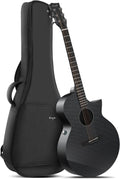 Enya X3 PRO Carbon Fiber Acoustic Electric Guitar with Built-in Effects & Bluetooth Speaker, 41' Smart Travel Guitar for Beginners & Performers, AcousticPlus SP1 Pickup, Gig Bag Included