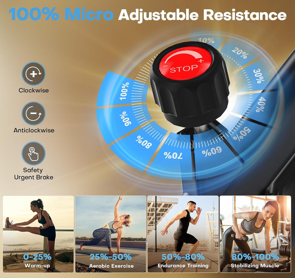Exercise Bike, CHAOKE Quiet Adjustable Magnetic Resistance Stationary Bike for Home Cardio with App Compatible, 350LB Weight Capacity Indoor Cycling Bike with Comfortable Seat & Digital Display