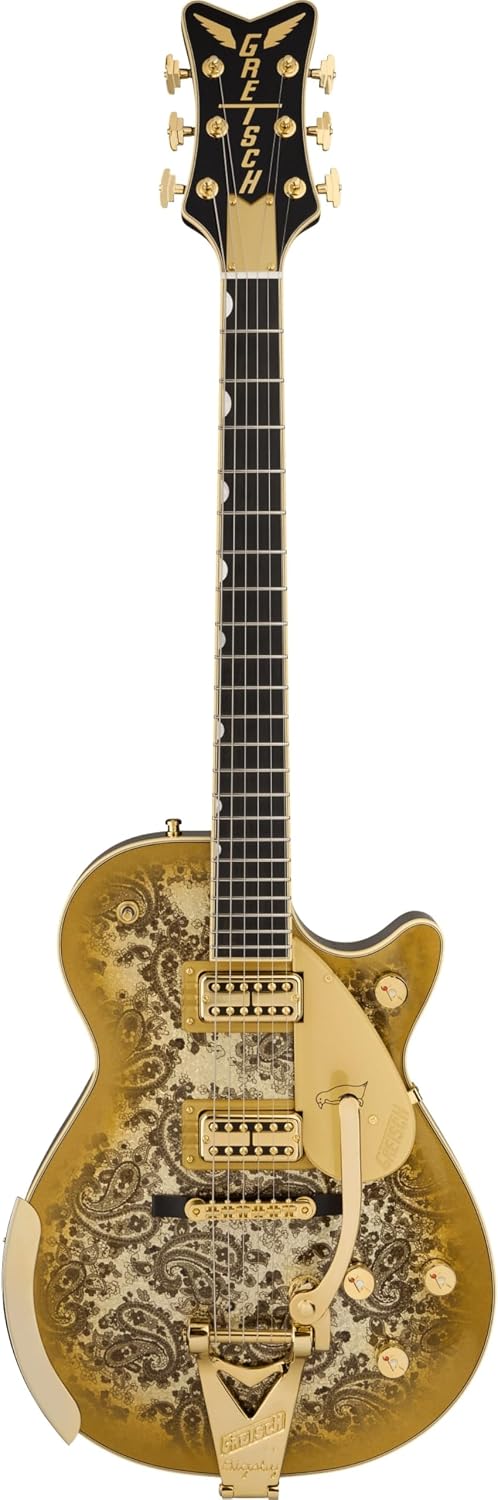 Gretsch Limited-edition Paisley Penguin Electric Guitar - Gold Paisley