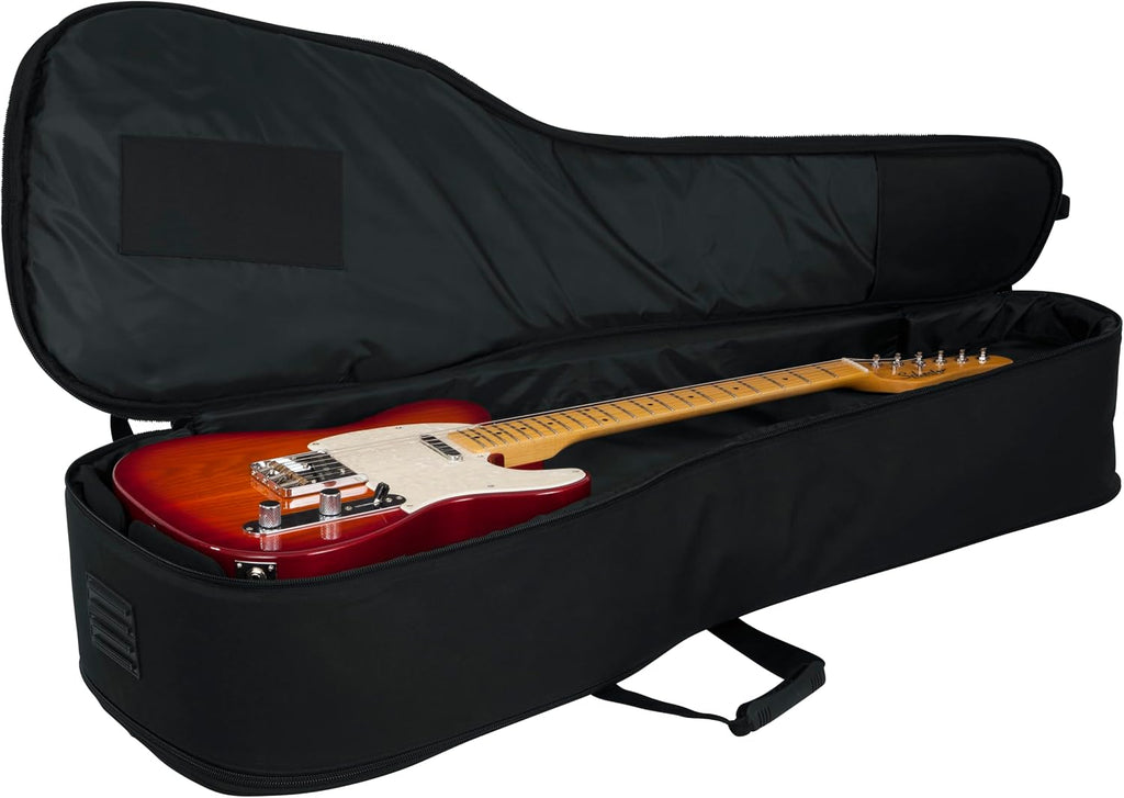 Gator Cases 4G-MiZone Series Gig Bag For Two Guitars with Adjustable Backpack Straps, Fits a Single Acoustic and a Single Electric Guitar (GB-4G-ACOUELECT)