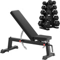 HANDBODE Adjustable Weight Bench for Full Body Workout, 1300 LBS Weight Capacity Bench Press Bench of Home Gym Strength Training, Incline Upright Flat Utility Workout Bench with Fast Adjustment