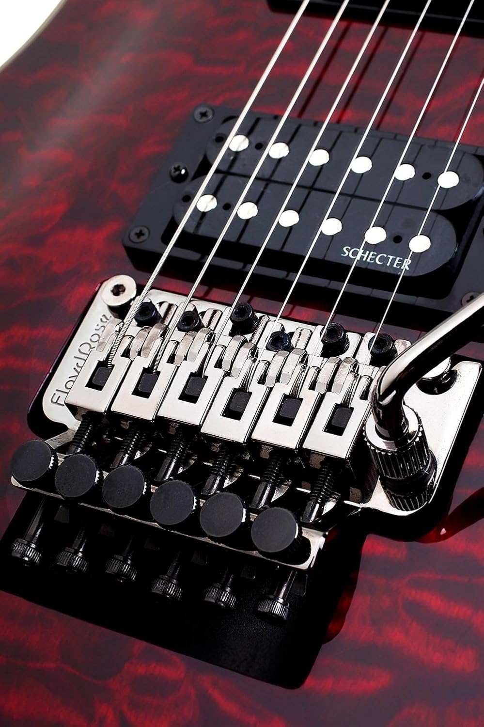 Schecter Omen Extreme-6 FR Electric Guitar - Black Cherry