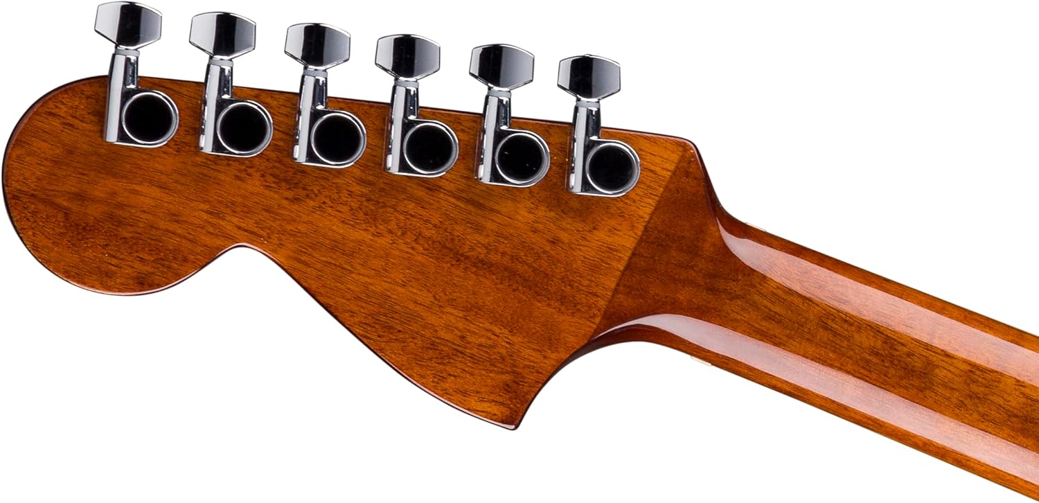 California Standard Monterey E, Sapele Top, Ivory Pickguard, Natural Sapele