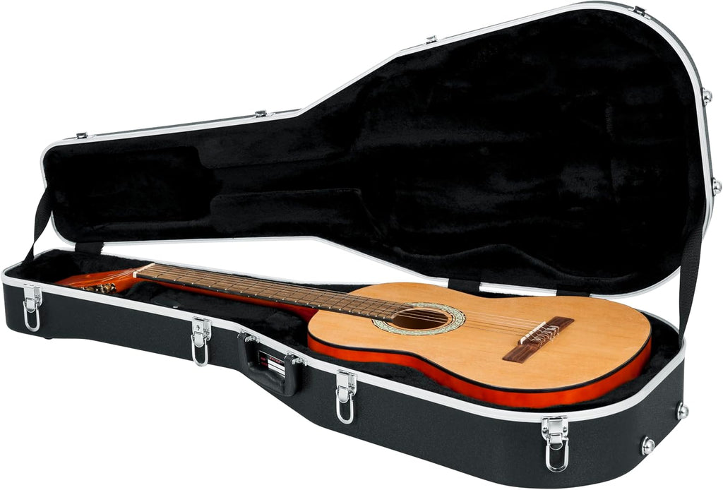 Gator Cases Deluxe ABS Molded Case for Classical Style Acoustic Guitars, (GC-CLASSIC)