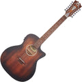 D'Angelico Premier Fulton LS Grand Auditorium 12-String CE, Aged Mahogany