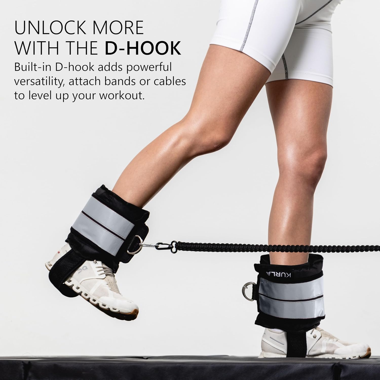 Ankle & Wrist Weights – 8/16/20/30 lbs Pair (4–15lbs - Each) | Dual Adjustable Secure Strap System | Patented Design | Ideal for Home Workouts, Pilates, Yoga, Glute Training
