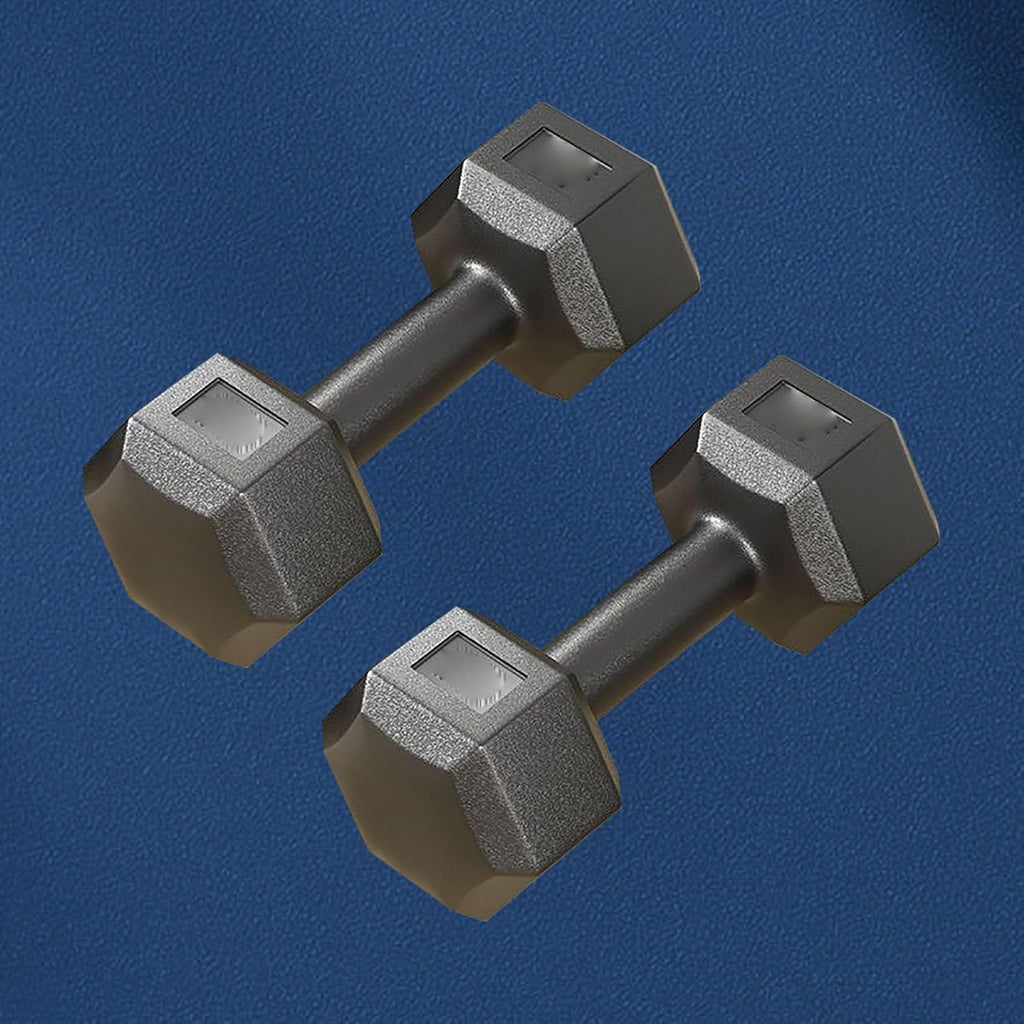 ZJchao Fitness Hex Dumbbell Set Strong Stability for Strength Training Home Use 22lb Dumbbells 2 X Dumbbell for Men & Women Cast Iron PVC