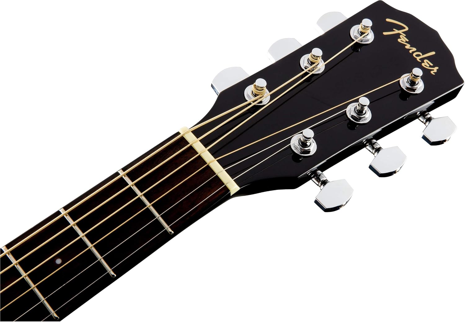 Fender CD-60SCE Solid Top Dreadnought Acoustic-Electric Guitar - Black Bundle with Gig Bag, Cable, Tuner, Strap, Strings, Picks, Austin Bazaar Instructional DVD, and Polishing Cloth