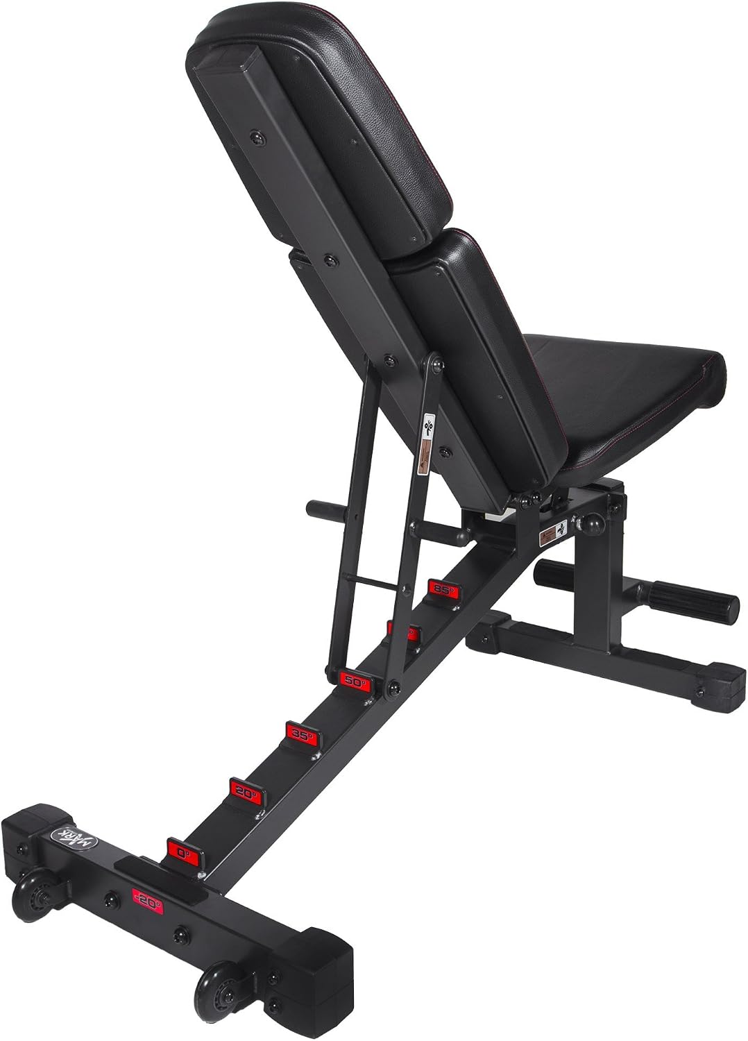 XMark Adjustable Weight Bench, High Performance Adjustable Bench, 1500 lb Weight Capacity, Strength Training Adjustable Benches for Commercial or Home Use