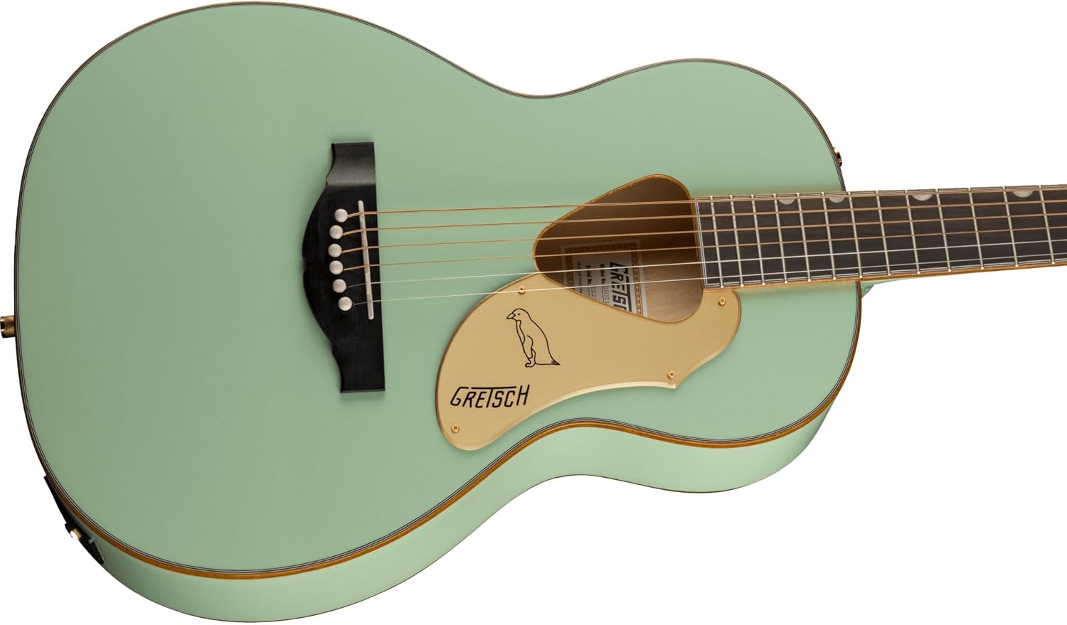 Gretsch G5021E Rancher Penguin Parlor Acoustic-electric Guitar - Mint Metallic