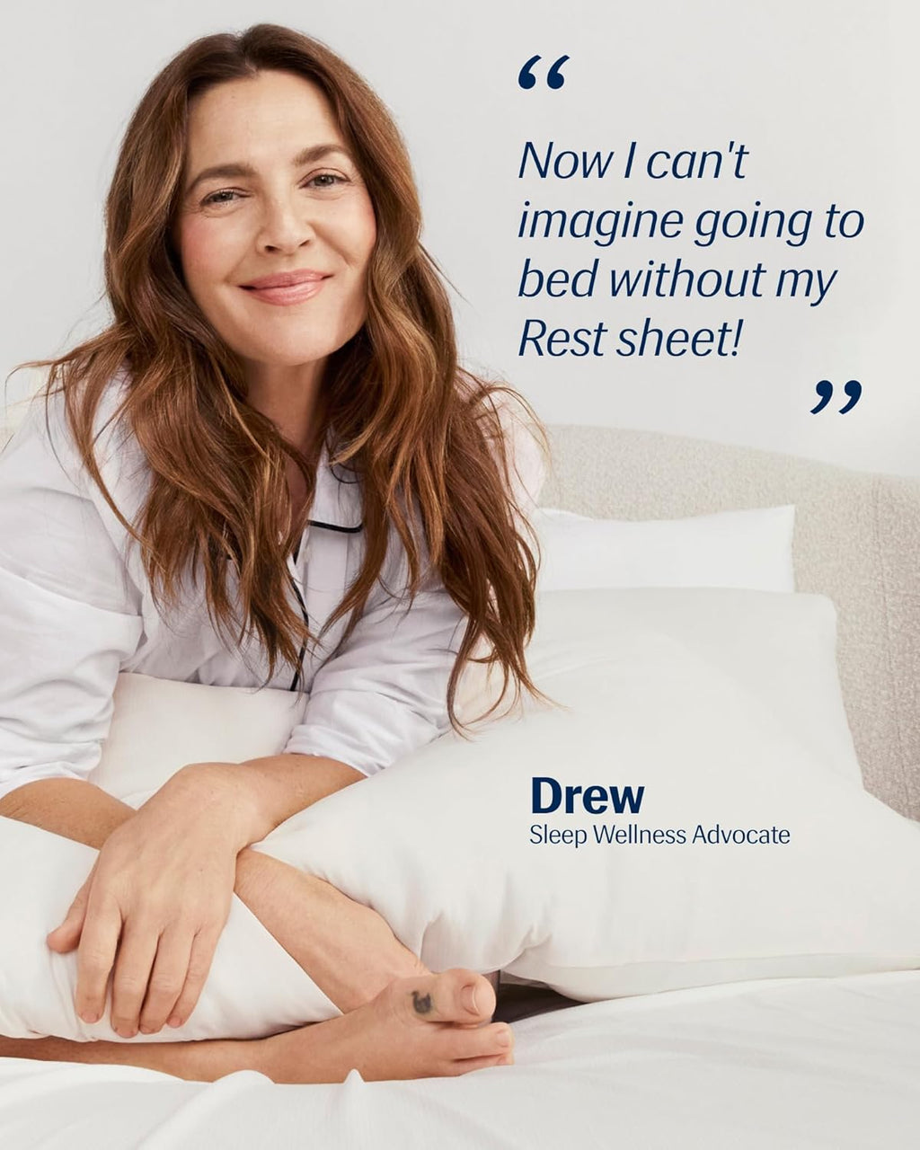 REST® Evercool®+ Starter Sheet Set, Full Size, White, Breathable Bed Sheet for Hot Sleeper and Night Sweats, with Pillowcases, Ionic+ Self-Cleaning Silver Yarn for Sensitive Skin, 3PCS No Flat Sheet