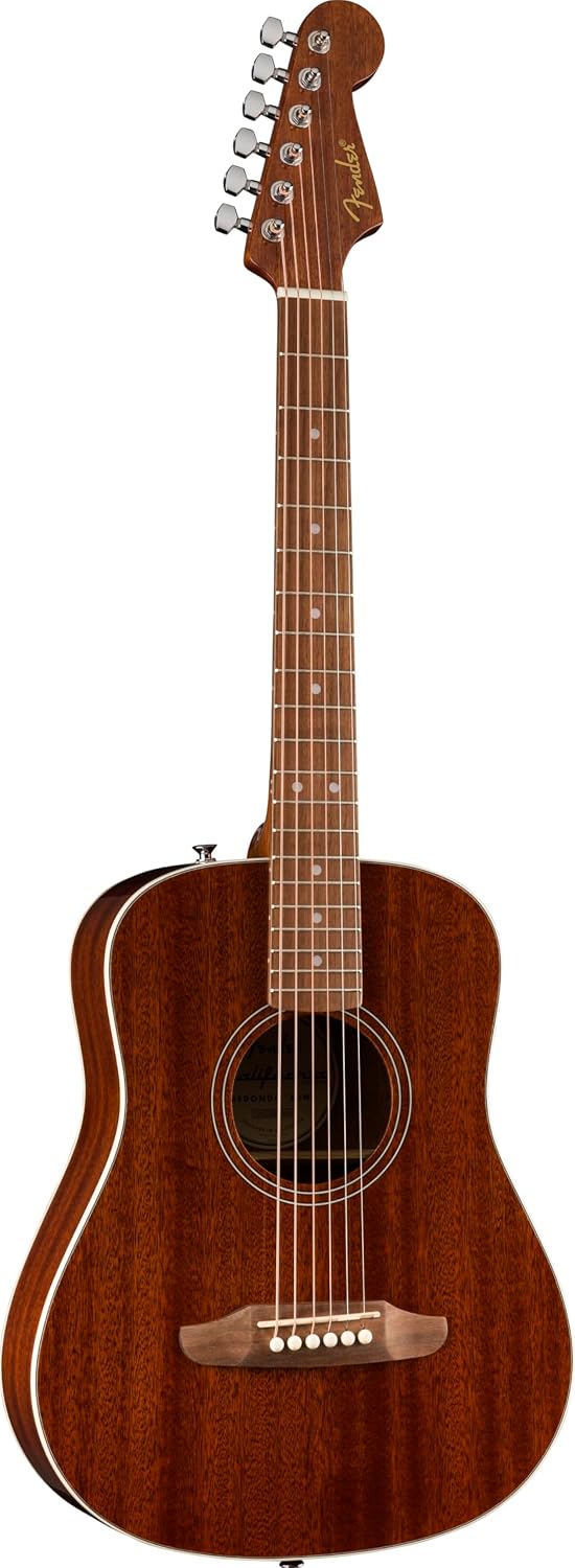 California Standard Redondo Mini with Bag, Sapele Top, Natural Sapele