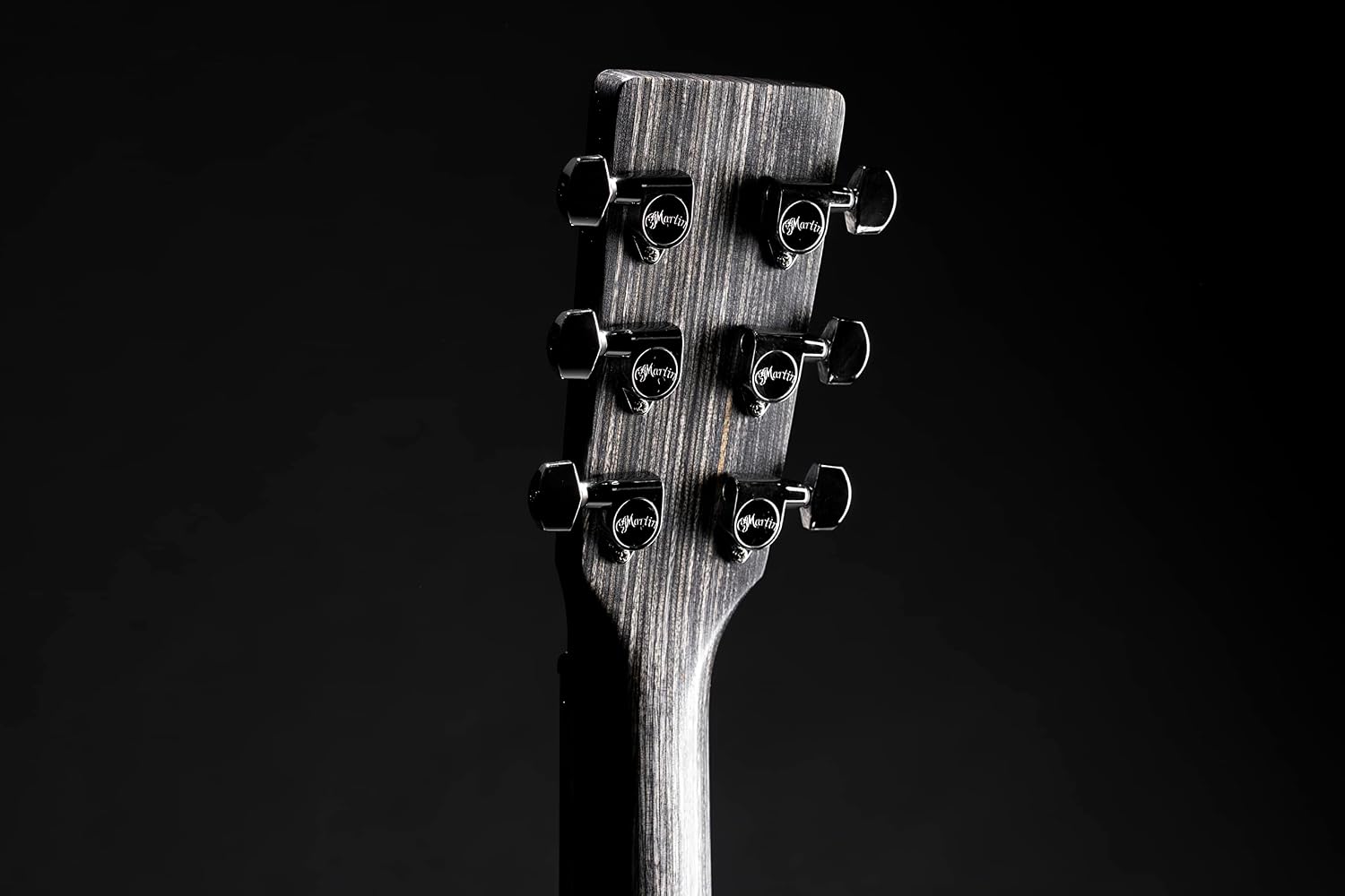 Martin Guitars DX Johnny Cash Signature Edition Acoustic-Electric Guitar with Gig Bag, HPL Construction, Modified D-14 Fret, Performing Artist Neck Jett Black