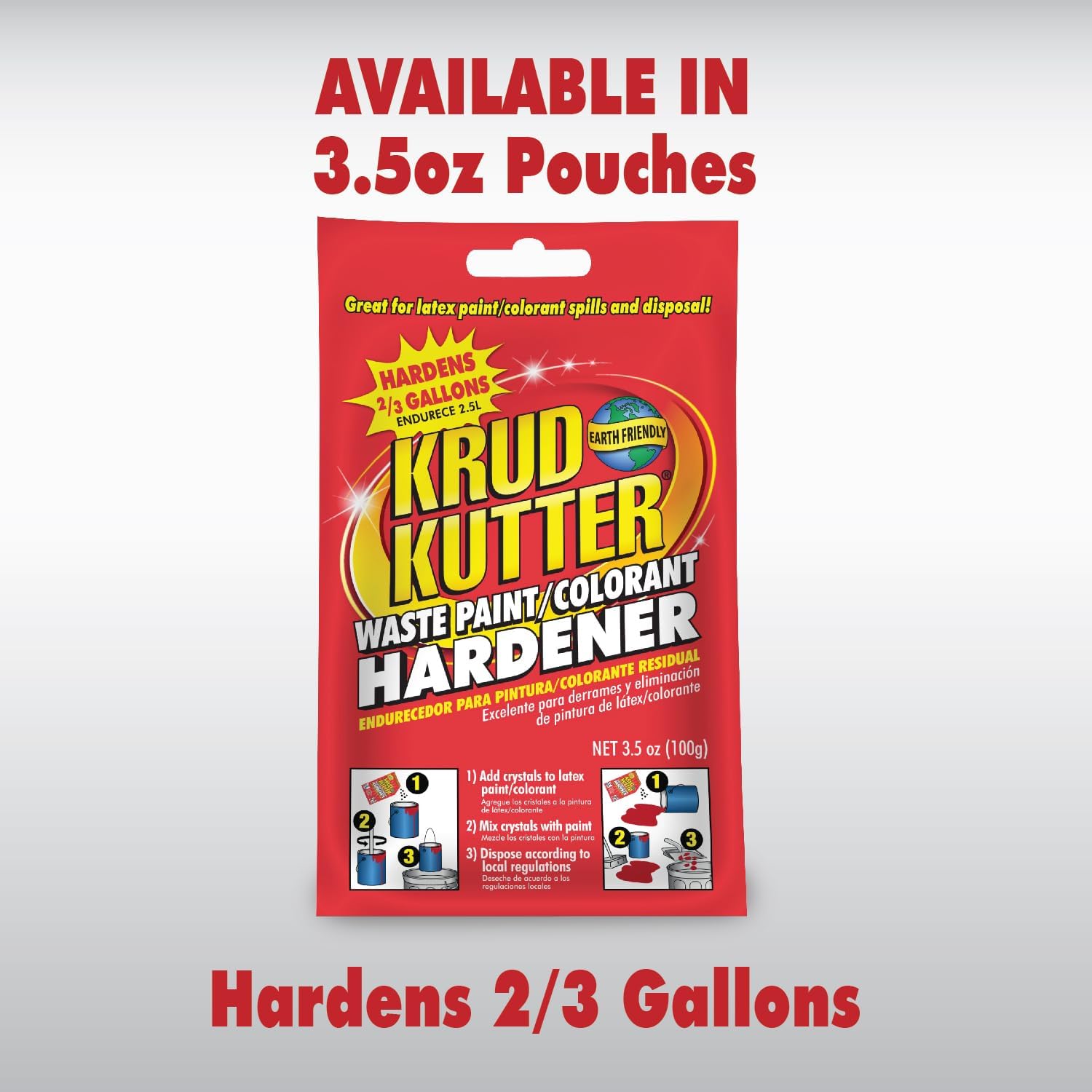 Krud Kutter PH1101 Odorless Waste Paint/Colorant Hardener, 5 Gallon
