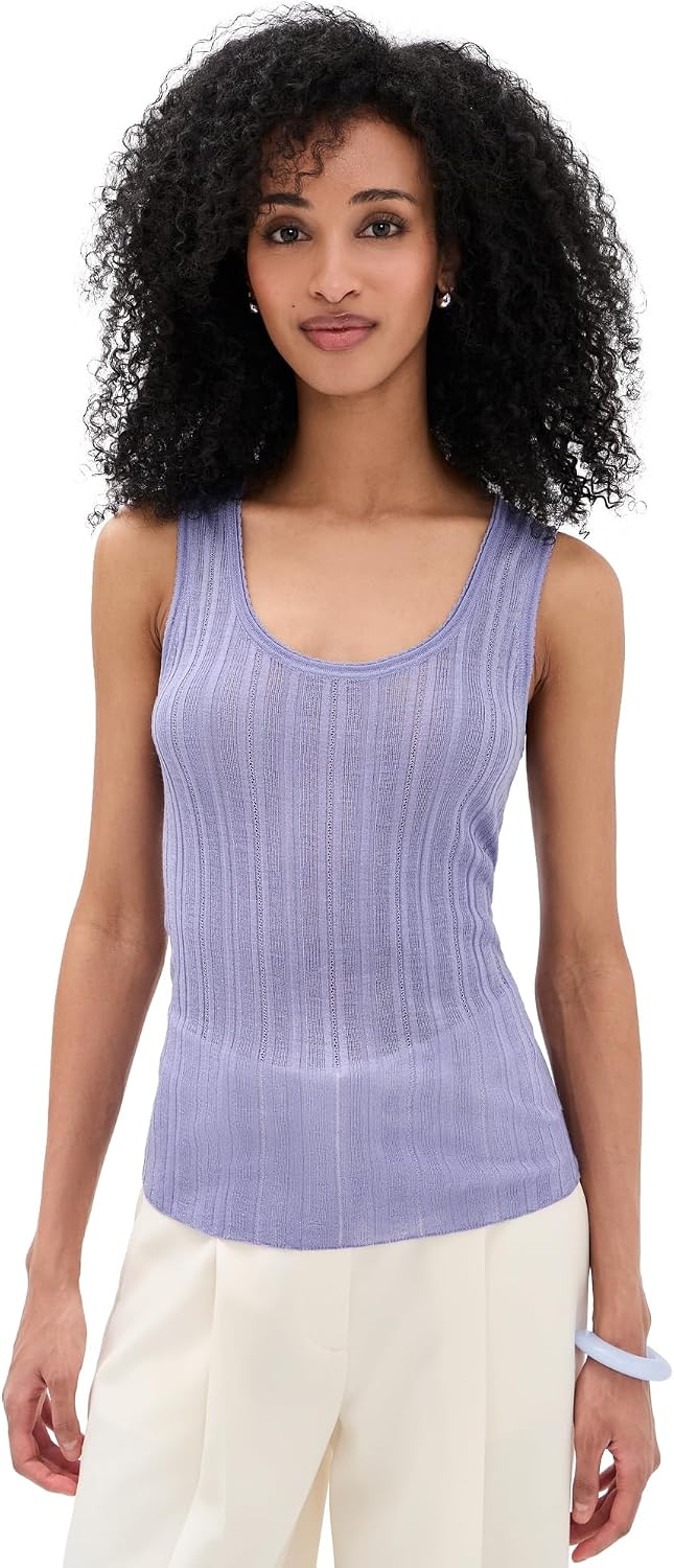 Theory Women's Scoop Pointelle Tank