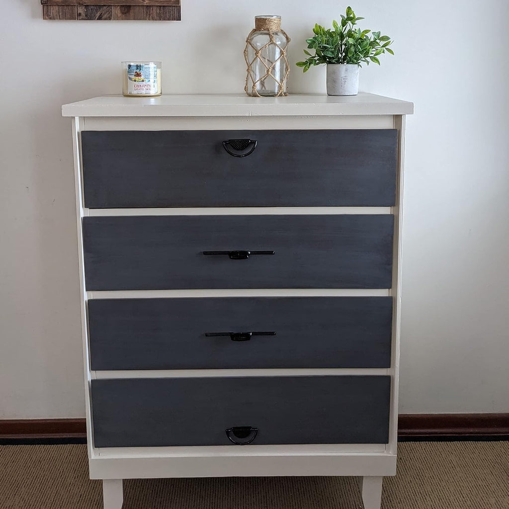 Beyond Paint Furniture, Cabinets and More All-in-one Refinishing Paint Gallon, No Stripping, Sanding or Priming Needed, Pewter