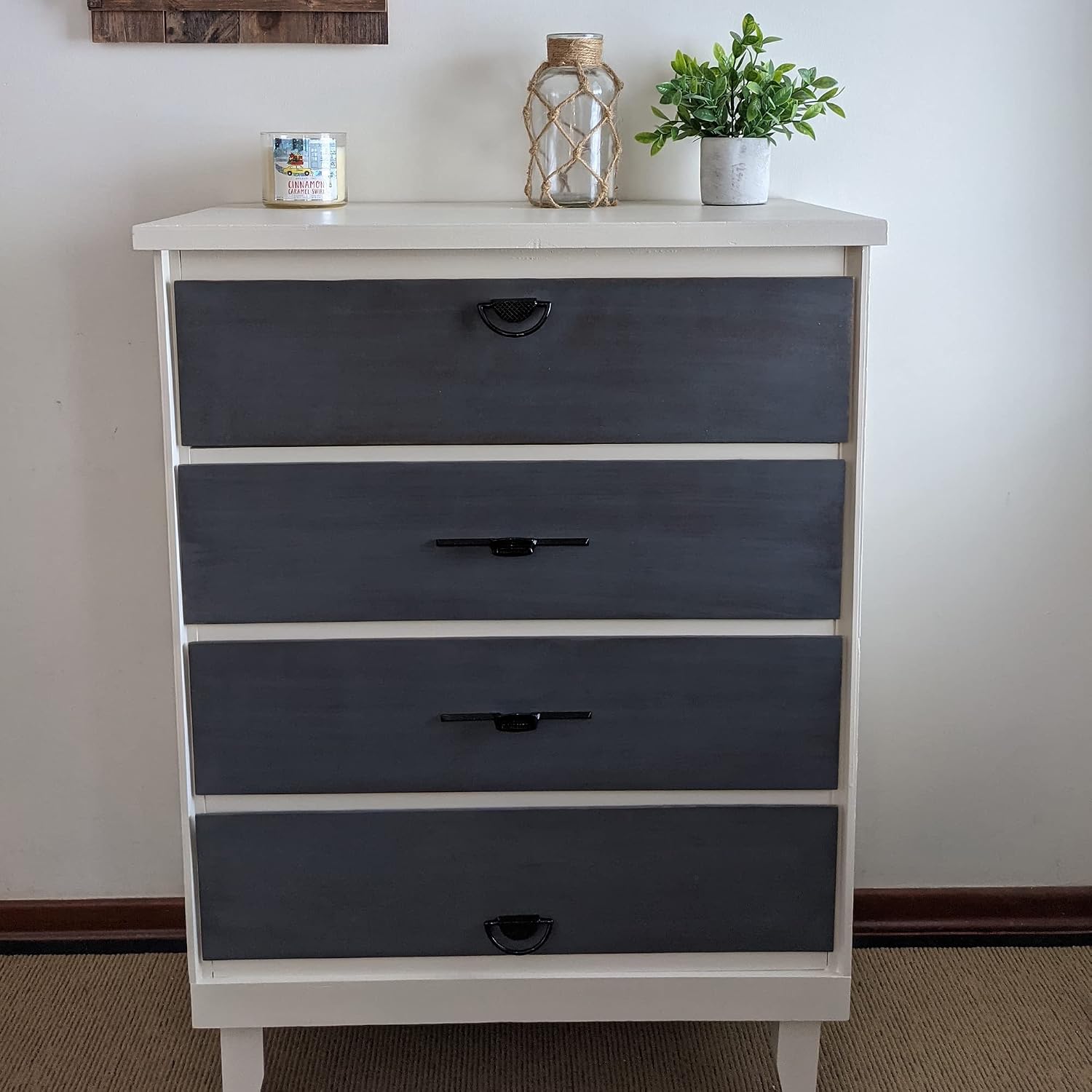 Beyond Paint Furniture, Cabinets and More All-in-one Refinishing Paint Gallon, No Stripping, Sanding or Priming Needed, Pewter