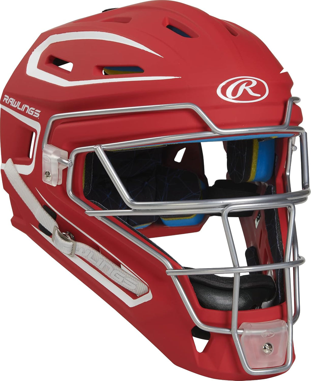 Rawlings Rawlings | MACH Series Catcher's Helmet | Baseball | Junior & Senior Sizes | Multiple Styles