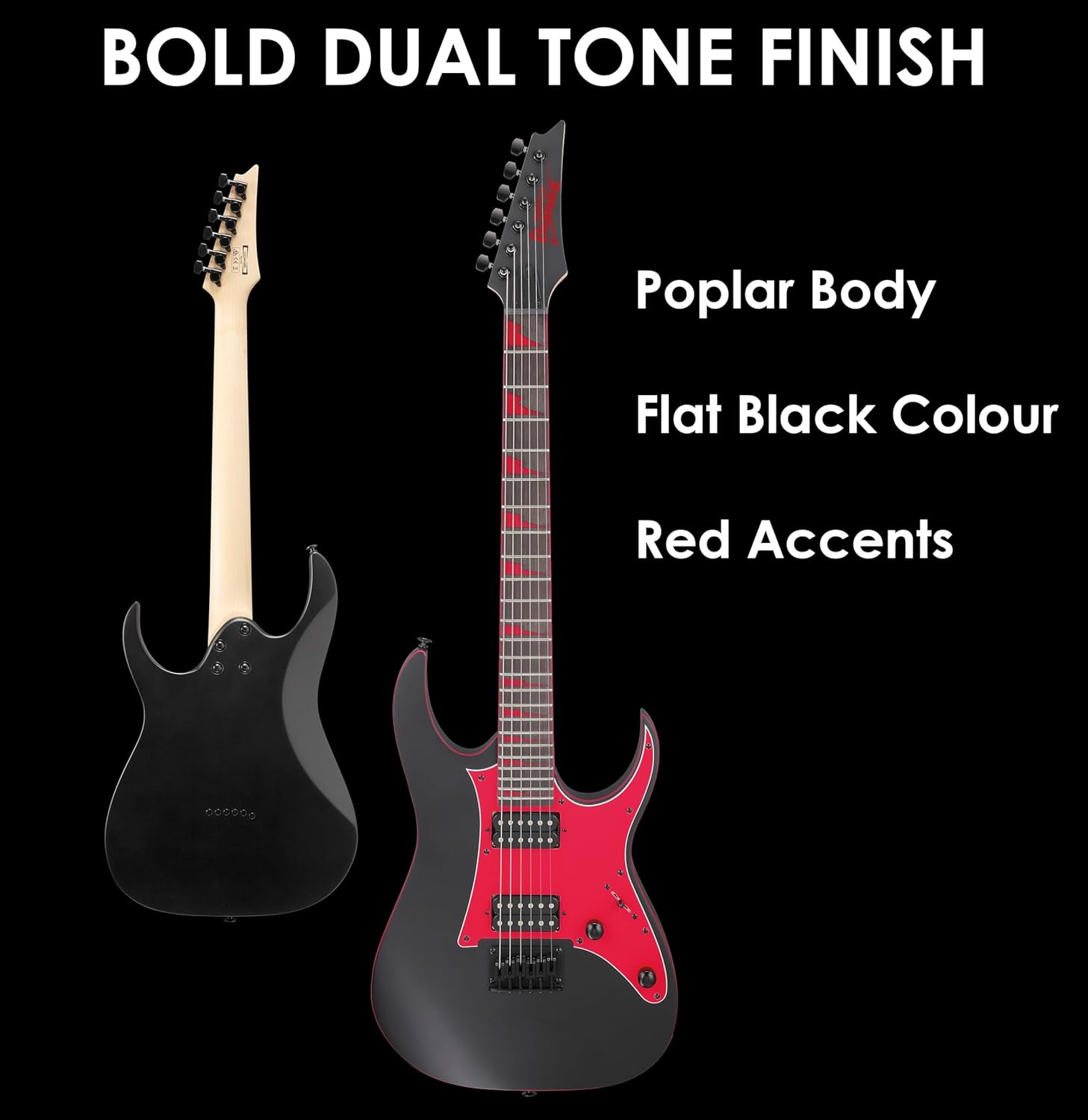 Ibanez GRG131DX - Black Flat