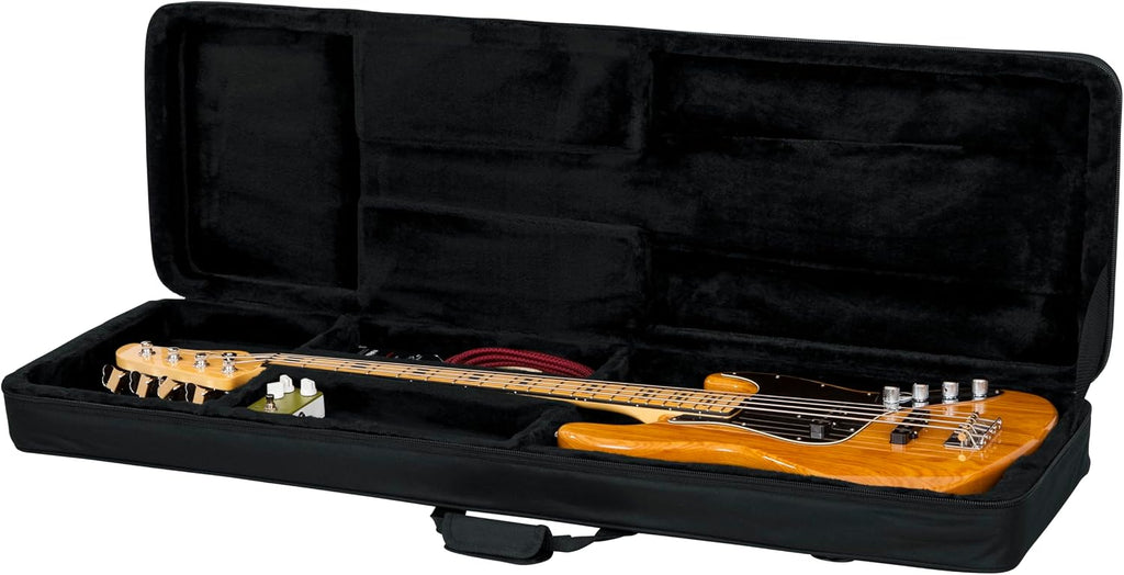 Gator Cases Lightweight Polyfoam Guitar Case for Electric Bass Guitars; (GL-BASS)