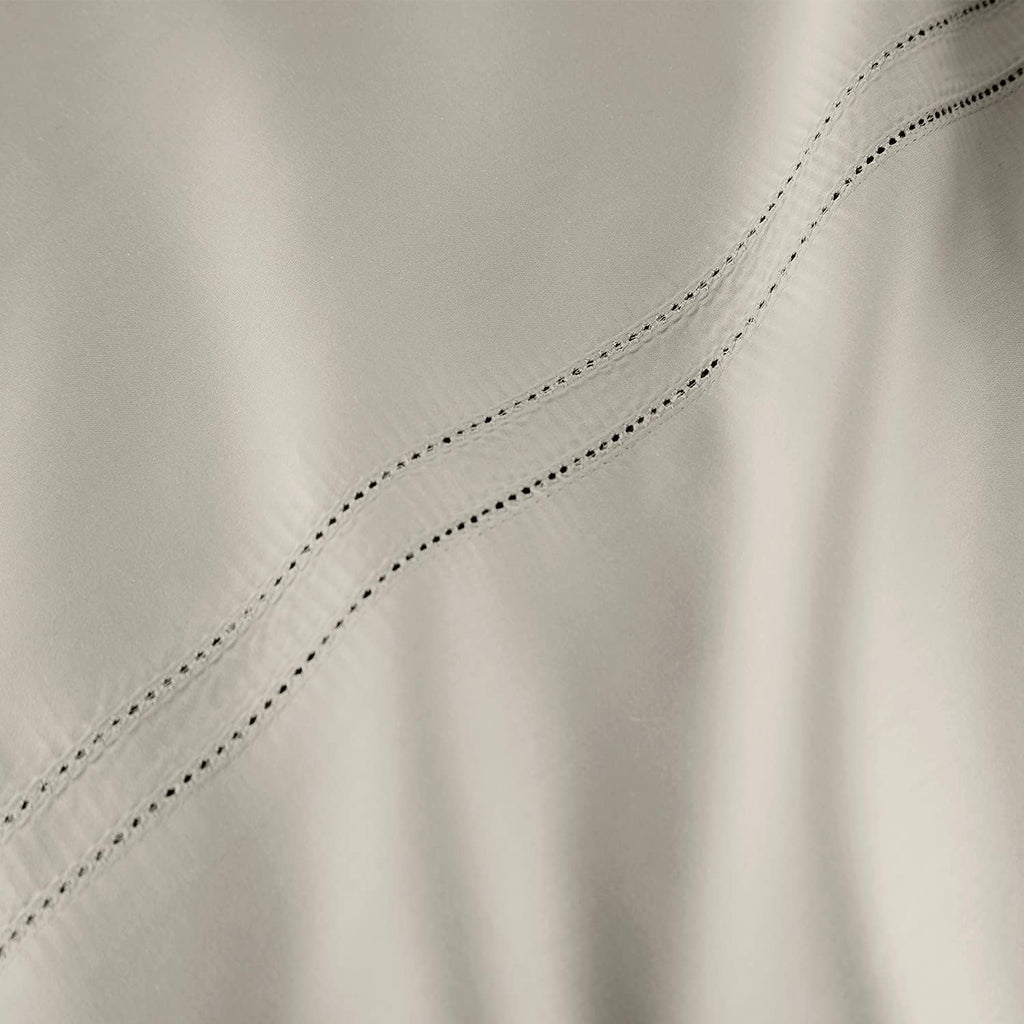 Pure Parima Yalda Sheet Set – 100% Certified Egyptian Cotton, Double-Hem Stitch, Twin XL, Linen