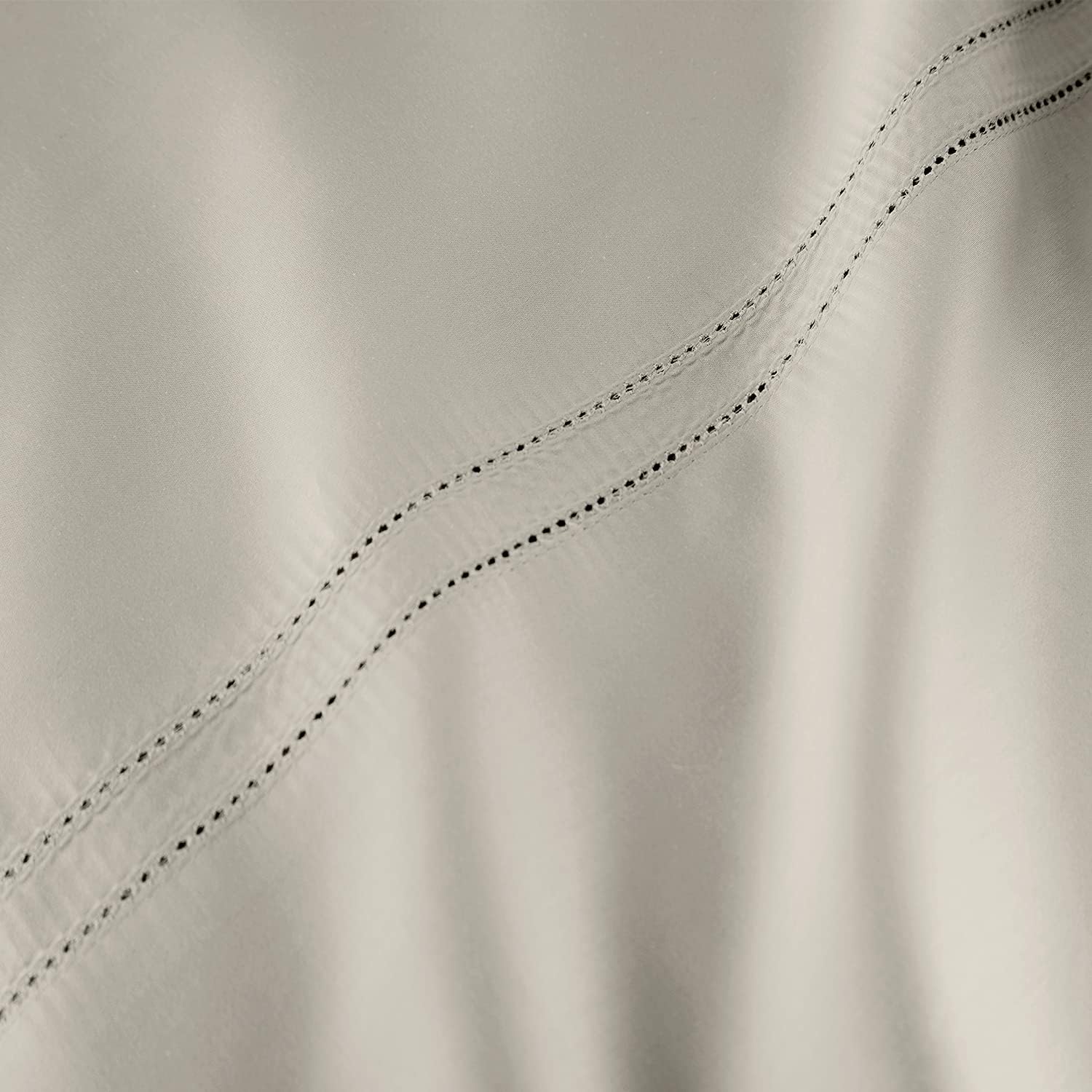 Pure Parima Yalda Sheet Set – 100% Certified Egyptian Cotton, Double-Hem Stitch, Twin XL, Linen