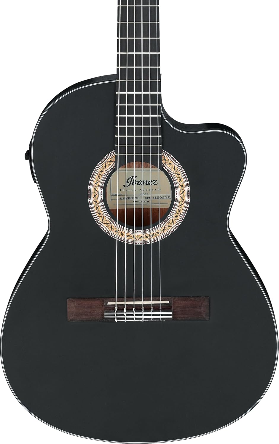 Ibanez GA5MHTCE Acoustic-electric Nylon-string Guitar - Black