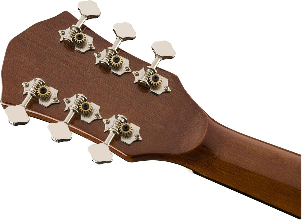 Fender FA-345CE Auditorium Cutaway Acoustic Guitar, with 2-Year Warranty, 3-Color Tea Burst
