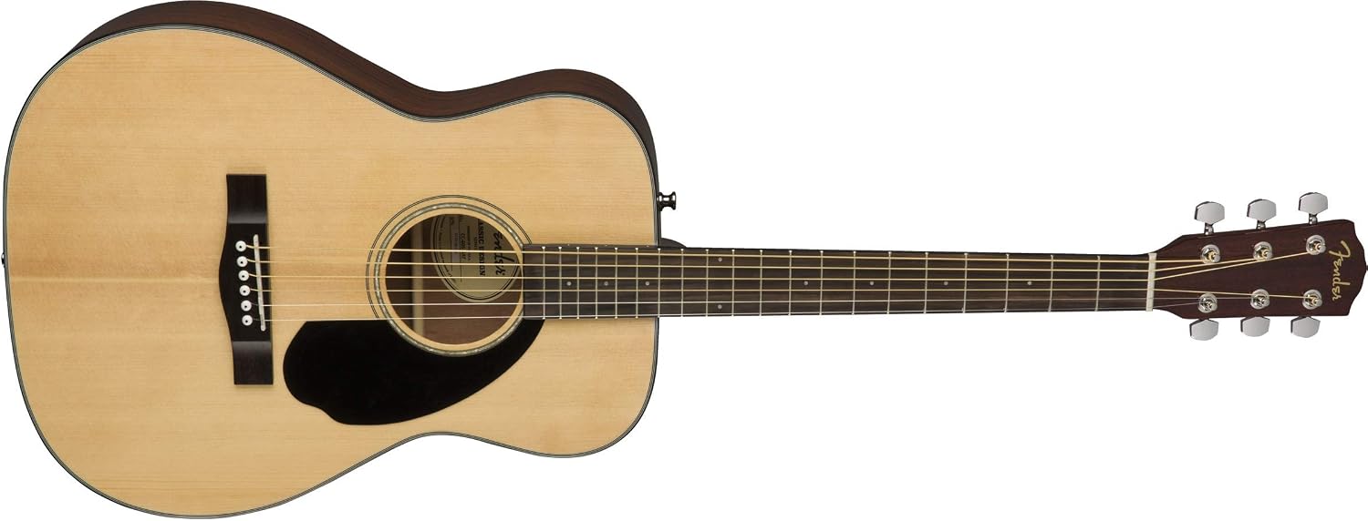 Fender CC-60S Concert Acoustic Guitar, with 2-Year Warranty, Natural