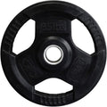 Valor Fitness OP Olympic Weight Plates Coated Rubber Weights w/Weight Plate Set, Barbell Weights w/Grips for Home Gym