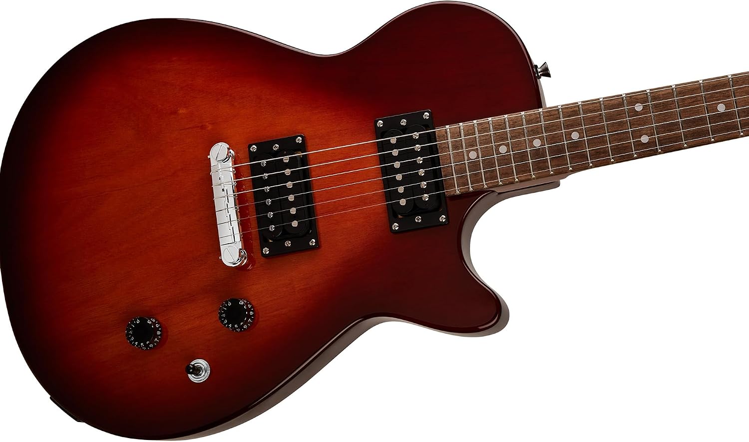 Gretsch Ignite Jet Club Electric Guitar - Duo-Tone Burst Bundle with Gig Bag, Tuner, Picks, and Austin Bazaar Instructional DVD